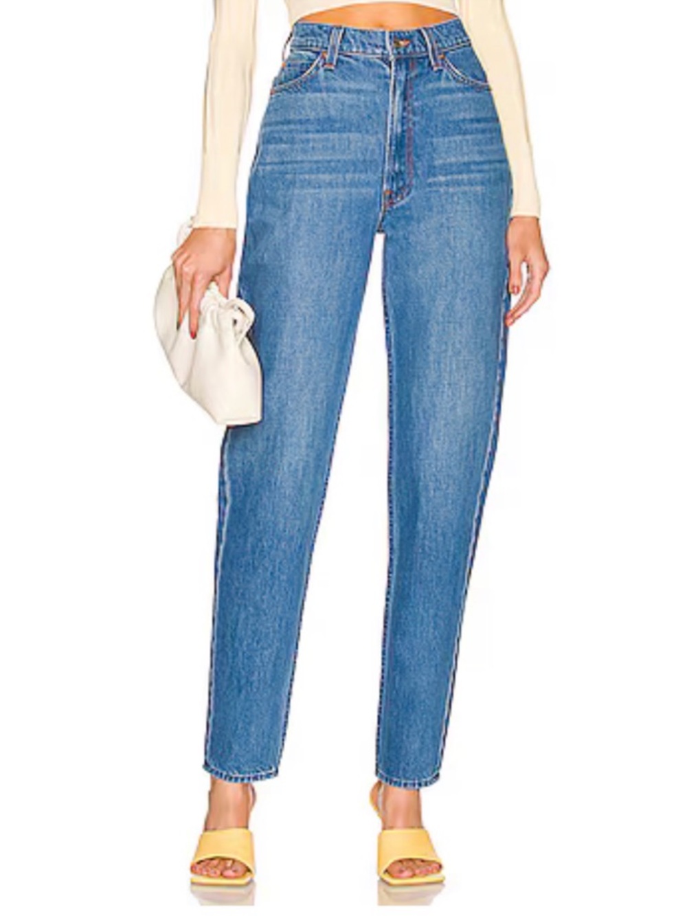 NWT MOTHER SNACKS! High Waisted Twizzy Skimp Jeans in Delicious Memories Size 25